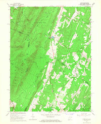 Ridge 1965 topographic map thumbnail