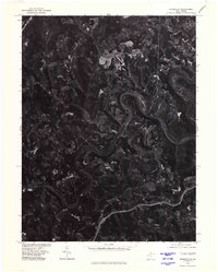 Rivesville 1976 topographic map thumbnail