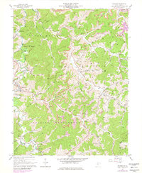 Roanoke 1966 topographic map thumbnail