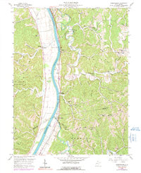 Robertsburg 1958 topographic map thumbnail