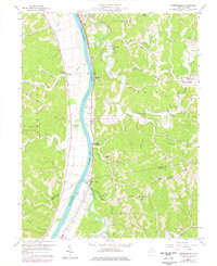Robertsburg 1958 topographic map thumbnail