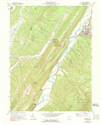 Romney 1973 topographic map thumbnail