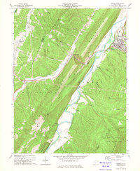 Romney 1973 topographic map thumbnail