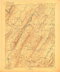 Romney 1891 topographic map thumbnail