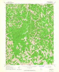Rosedale 1965 topographic map thumbnail