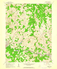Rosemont 1960 topographic map thumbnail