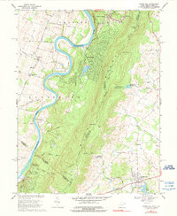 Round Hill 1970 topographic map thumbnail