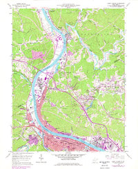 Saint Albans 1958 topographic map thumbnail