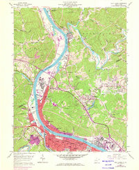 Saint Albans 1958 topographic map thumbnail