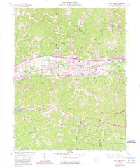 Scott Depot 1958 topographic map thumbnail
