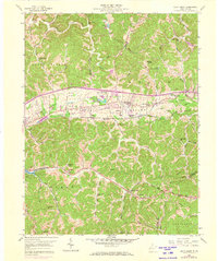 Scott Depot 1958 topographic map thumbnail