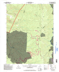 Sharp Knob 1995 topographic map thumbnail
