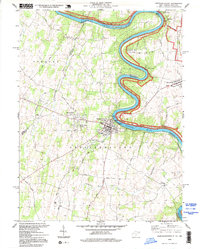 Shepherdstown 1994 topographic map thumbnail