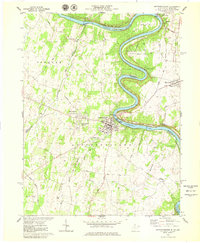 Shepherdstown 1978 topographic map thumbnail