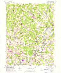 Shinnston 1960 topographic map thumbnail
