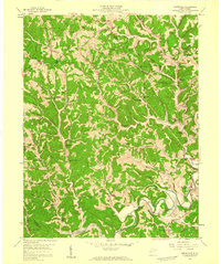 Sissonville 1958 topographic map preview