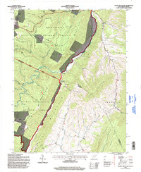 Snowy Mountain 1995 topographic map thumbnail