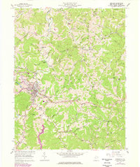 Spencer 1957 topographic map thumbnail