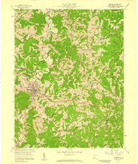 Spencer 1957 topographic map thumbnail