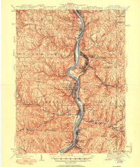 Steubenville 1942 topographic map thumbnail