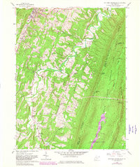 Stotlers Crossroads 1958 topographic map thumbnail