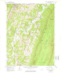 Stotlers Crossroads 1958 topographic map thumbnail