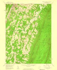 Stotlers Crossroads 1958 topographic map thumbnail