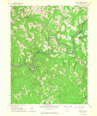 Strange Creek 1965 topographic map thumbnail