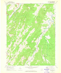 Sugar Grove 1969 topographic map preview