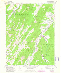 Sugar Grove 1969 topographic map preview