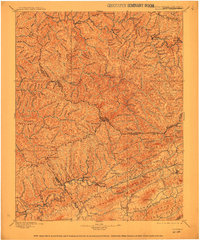 Tazewell topographic map thumbnail