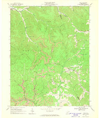 Tioga 1966 topographic map thumbnail