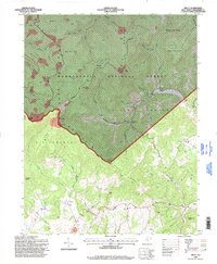 Trout 1995 topographic map thumbnail