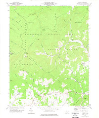 Trout 1977 topographic map thumbnail