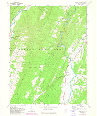 Upper Tract 1969 topographic map thumbnail
