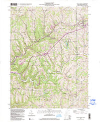 Valley Grove 1997 topographic map thumbnail
