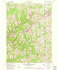 Valley Grove 1959 topographic map thumbnail