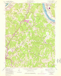 Valley Mills 1957 topographic map thumbnail