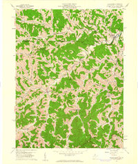 Wadestown 1958 topographic map thumbnail