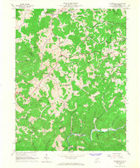 Walkersville 1966 topographic map thumbnail