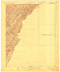 Warm Springs 1926 topographic map thumbnail