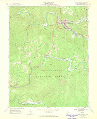 Webster Springs 1966 topographic map thumbnail