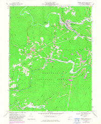 Webster Springs 1966 topographic map thumbnail