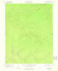 Webster Springs SE 1967 topographic map thumbnail