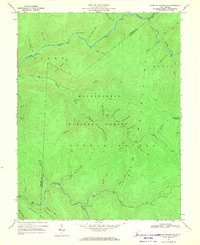 Webster Springs SE 1967 topographic map thumbnail