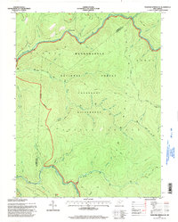 Webster Springs SE 1995 topographic map thumbnail