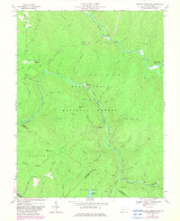 Webster Springs SW 1967 topographic map thumbnail