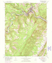 Westernport 1950 topographic map thumbnail