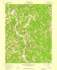 West Hamlin 1957 topographic map thumbnail