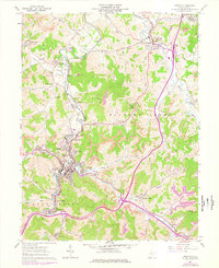 Weston 1961 topographic map thumbnail